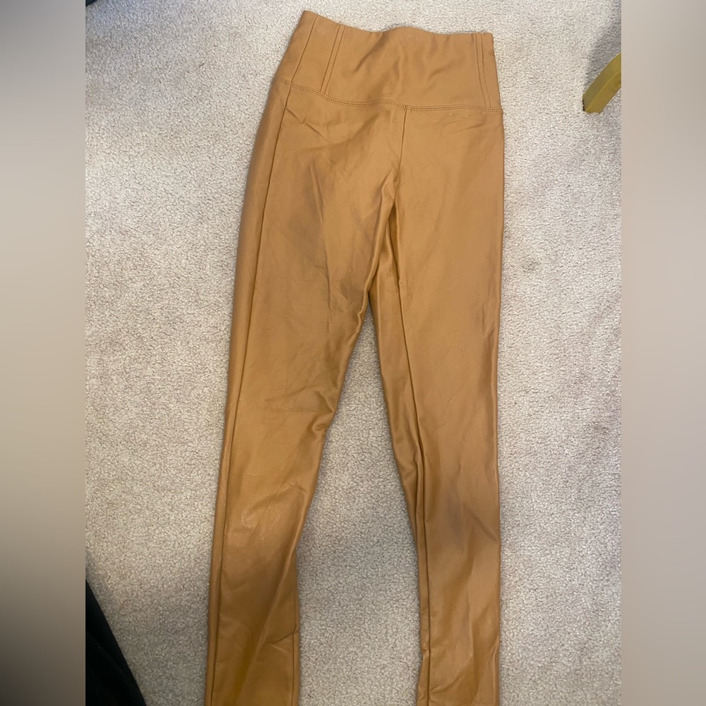 Brown faux Waisted Leggings
